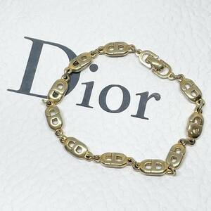 Dior ヴィンテージ CDロゴ チェーンブレスレット