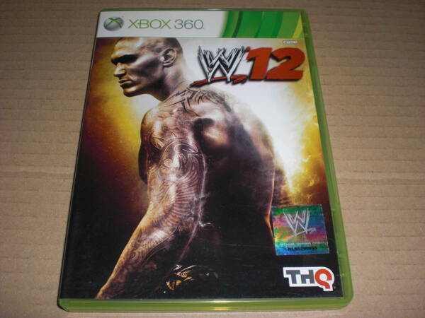 XBOX360　WWE'12　海外版　中古品