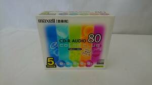 maxell 音楽用CD-R80　5枚ジュエルケース CDRA80C