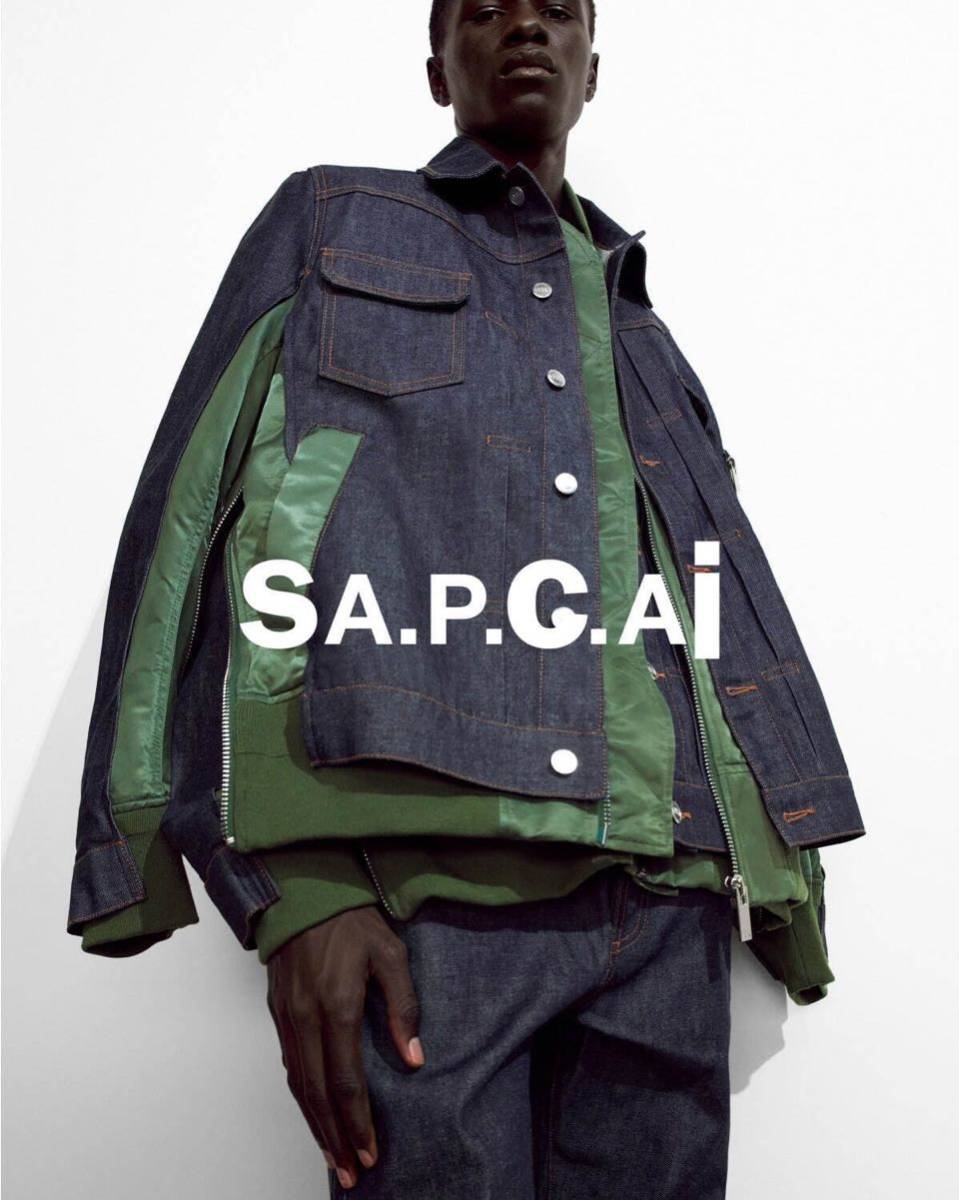 JChere雅虎拍卖代购商品：美品 sacai サカイ x A.P.C. アーペーセー BLOUSO