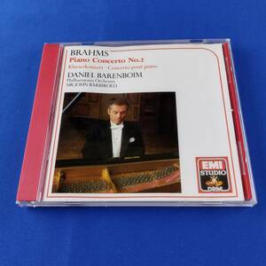 1SC13 CD BARENBOIM＆BARBIROLLI BRAHMS PIANO CONCERTO NO.2 OVERTURES