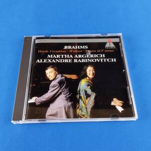 1SC14 CD マルタ・アルゲリッチ ブラームス 2台のピアノのための作品集