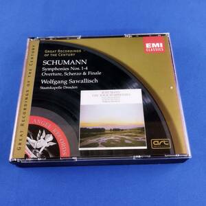 2SC15 CD Wolfgang Sawallisch Staatskapelle Dresden Schumann Symphonies Nos.1-4