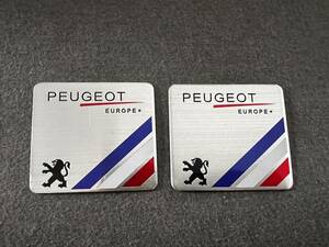  Peugeot PEUGEOT *6*5.5CM* машина стикер эмблема plate алюминиевый крыло значок наклейка царапина ...2 шт. комплект 550 номер 