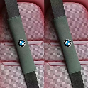 BMW seat belt pad seat belt cover 2 point set suede seat belt cushion shoulder pad green 