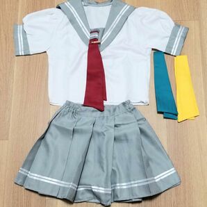 ★送料無料★Sサイズ Love Live! ラブライブ!サンシャイン 私立浦の星女学院 制服 夏服 コスプレ 衣装 リボン３種類セット セーラー服の画像8