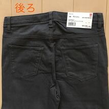 新品 未使用 タグ付★ユニクロ★ジーンズ/綿/カラー パンツ/140㎝/ダーク グレー/ファスナー/サイズ調整付き/秋冬/ガールズ/女の子_画像8