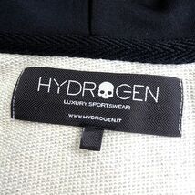 HYDROGEN ハイドロゲン 新品 定価6万 CYBER FZ HOODIE ダブルジップ スウェットパーカー フードジャケット 230630 015 XL▲160▼bus9127a_画像8