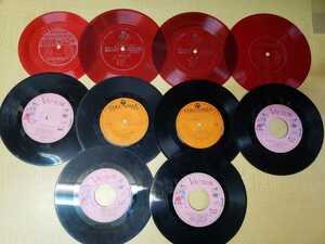  used record Peter Pan doremifa pin pon bread gymnastics other 10 pieces set 