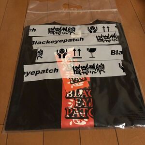 新品未使用！black eye patchのHANDLE WITH CARE Tシャツ！awich.IO.Jin dogg.WACKO MARIA.舐達麻、SEEDA.ストリート、取扱注意、