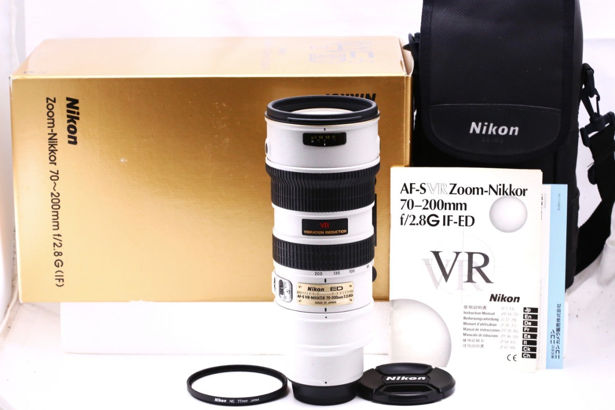 2023年最新】ヤフオク! -nikon 70-200 f2.8g vrの中古品・新品・未使用