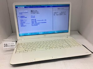 ジャンク/ NEC PC-LS150BS6W Intel Pentium P4500 メモリ2.05GB ストレージ無し 【G12023】