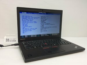 ジャンク/ LENOVO 20CLS0HL04 ThinkPad X250 Intel Core i3-5010U メモリ8.19GB ストレージ無し 【G12508】