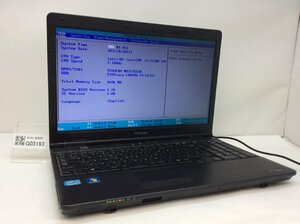 Rジャンク/ TOSHIBA dynabook Satellite B551/C PB551CFBUR5A51 Intel Core i3-2310M メモリ4.1GB HDD250.05GB 【G03193】