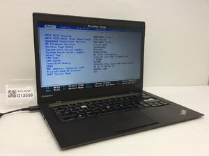 ジャンク/ LENOVO 20A8A0JW01 ThinkPad X1 Carbon 2nd Intel Core i7-4600U メモリ8.19GB ストレージ無し 【G13558】