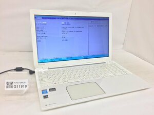 ジャンク/ TOSHIBA dynabook T554/45LW5D PT55445LSXWD Intel Core i5-4200U メモリ4.1GB ストレージ無し 【G11919】