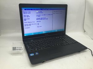 ジャンク/ TOSHIBA dynabook Satellite B551/E PB551EEBNR5B51 Intel Core i5-2450M メモリ2.05GB HDD250.05GB 【G13311】