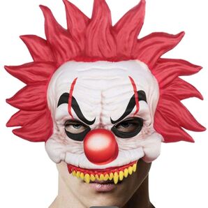 新品★パンクピエロフェイスカバー/レッド