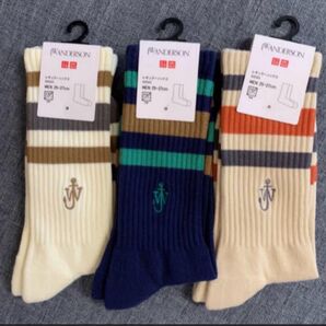 ユニクロ JWアンダーソン メンズソックス 3足