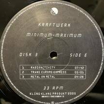 Kraftwerk クラフトワーク Minimum-Maximum 4LP ライブ盤 daft punk chemical brothers_画像8