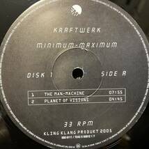 Kraftwerk クラフトワーク Minimum-Maximum 4LP ライブ盤 daft punk chemical brothers_画像6