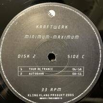 Kraftwerk クラフトワーク Minimum-Maximum 4LP ライブ盤 daft punk chemical brothers_画像7