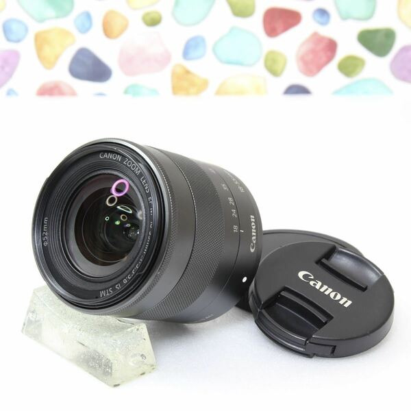 ◇高性能ズームレンズ ◇Canon EF-M 18-55mm IS ◇美品