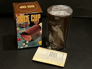 昭和 レトロ 日本製 ダイスカップ 倉庫品 DICE CUP