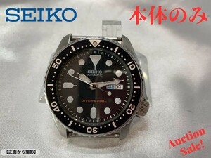 ★☆【中古/本体のみ】SEIKO セイコー DIVER’S 200m ダイバーズ SKX007（7S26-0020） 腕時計 自動巻き 黒文字盤 デイデイト ☆★