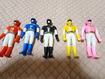 戦隊ヒーロー　1983年当時物　ダイナマン5体セット_画像1