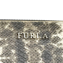 【中古】【非常に良い】FURLA 財布 ブランド フルラ レザー ロゴ L字ジップ ベージュR-FU-W-0545-04_画像4