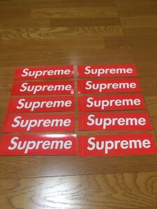 【送料無料】Supreme BoxLogo Sticker 10枚セット シュプリームステッカー ボックスロゴ ステッカー ノベルティ