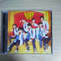 TT041　CD＋DVD　Kis-My-Ft2　CD　１．LOVE　２．Because I Love You　DVD　＊「LOVE」MUSIC VIDEO_画像1