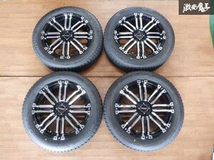 美品 ビッグウェイ B-MUD X ホイール 17インチ 6.5J +42 4穴 PCD100 スタッドレス BS VRX2 2020年 195/60R17 ロッキー ライズ ★ 棚1G11