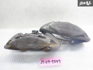  Mercedes Benz original W205 C180 AMG package front 4POT brake caliper left right set shelves 2P23