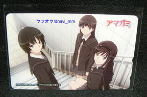 amagamiSS telephone card 7 .. forest island is ..... unused telephone card 