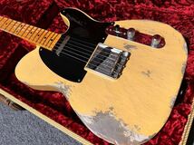 Fender Custom Shop Limited Edition 70th Anniversary 1950 Broadcaster Heavy Relic (Nocaster Blonde) 2020_画像2