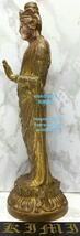 Avalokitevara By Kitamura Seibo bronze height 18.3cm Takaoka copperware Buddhist 聖観世音菩薩 北村西望 銅製 高さ18.3cm 仏像 仏教_画像6