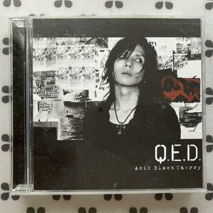 CD＋DVD　Acid Black Cherry 「Q.E.D.」ブックレット欠品【DVD[LIVE映像]】(ジャケットB)