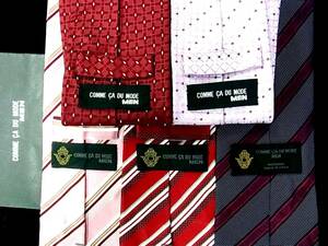 # prompt decision sale #J1086# 5 pcs set all Comme Ca Du Mode. necktie 