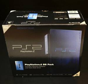 【超レア/未使用】SONY ソニー SCPH-50000 MB NH BB PACK ミッドナイトブルー PS2 PlayStation2 プレイステーション2 プレステ2