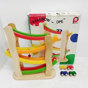 * pin toy Rainbow slope PINTOY wooden intellectual training toy RAINBOW SLOPE toy Kids child child L966