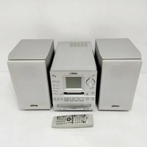 ●動作品 ビクター UX-GM70 多機能システムコンポ Victor リモコン付き CD/MD RECEIVER オーディオ 音響機器 B769