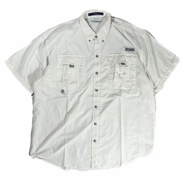 Colombia pfg bahama shirt white