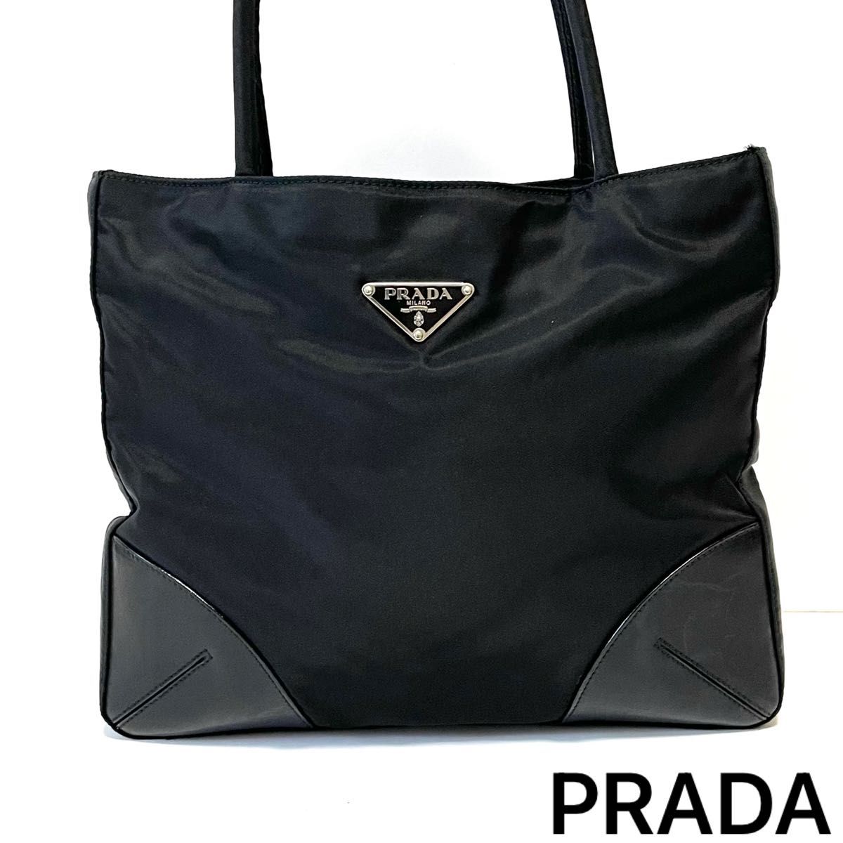 PRADA プラダ ハンドバッグ 肩掛け ブラック 黒 メンズ レディース