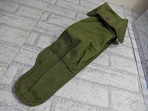 S55 ◆US PRC アンテナポーチ CW-503/PRC-25 コットン OD◆米軍◆サバゲー！