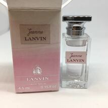 送料無料☆新品 LANVINランバン ジャンヌランバン EDP 4.5ml ミニ香水 オードパルファム 外箱付正規品 匿名配送_画像1