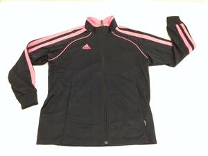 【再値下げ！即決！未使用・タグ付！】★adidas/アディダス★子供服 ジャケット ジャンパー CLIMALITE (吸汗速乾性) 紺 スリーライン 160㎝