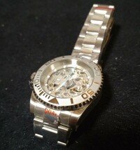 【送料無料】日本未発売！NH70 mod グレードアップカスタム メンズ腕時計 高品質 自動巻き スケルトン 文字盤 自動巻き腕時計_画像3