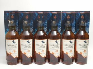 同梱不可★★TALISKER タリスカー 10年 シングルモルト 700ml/45.8% 箱付 6本セット (2)★AY104010